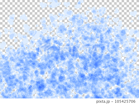 Watercolor heart background (blue) that can be used for Father's Day and Valentine's Day 105425706