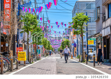 大田区の都市風景　矢口渡駅 105426350