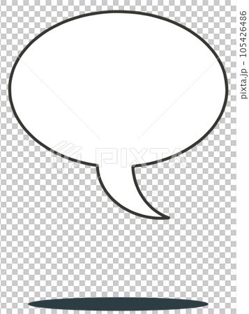 漫画の吹き出し 105426486