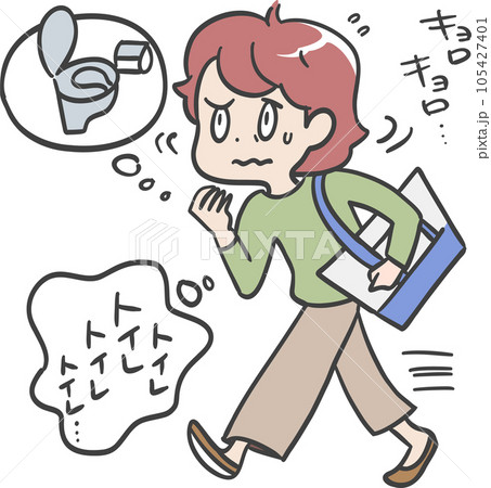 尿もれに注意 尿もれに注意 105427401
