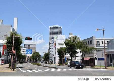 静岡市 清水区中心部の街並み 静岡市 清水区中心部の街並み 105428005