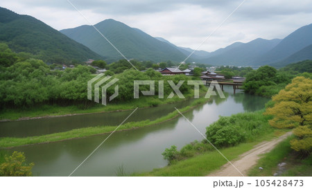 新緑の嵐山 新緑の嵐山 105428473