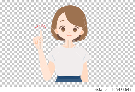 女人指著 105428643