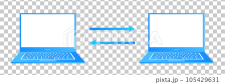 Illustration of P2P communication 105429631