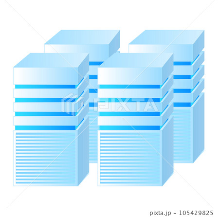 サーバーのイラスト サーバーのイラスト 105429825