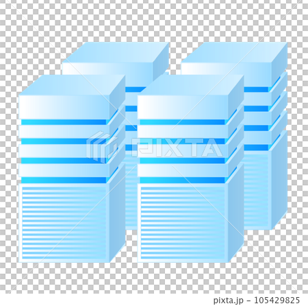 サーバーのイラスト サーバーのイラスト 105429825