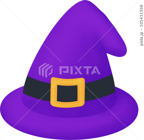purple orange halloween witch's hat clipart purple orange halloween witch's hat clipart 105431508