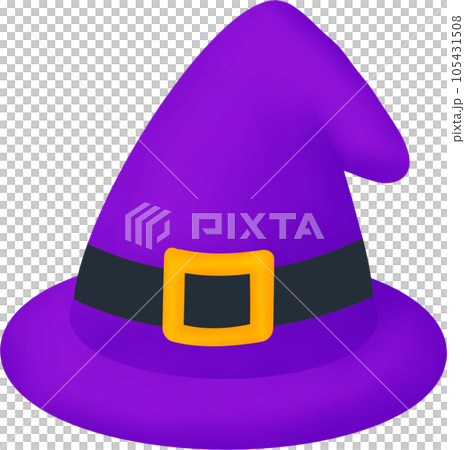 purple orange halloween witch's hat clipart purple orange halloween witch's hat clipart 105431508