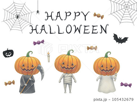 HALLOWEENカボチャモンスター 105432679