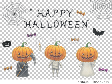 HALLOWEENカボチャモンスター 105432679