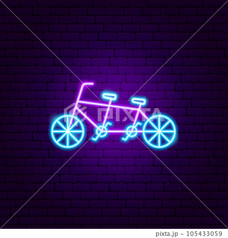 Bike for Two Neon Sign 105433059