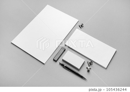 Blank corporate stationery Blank corporate stationery 105436244