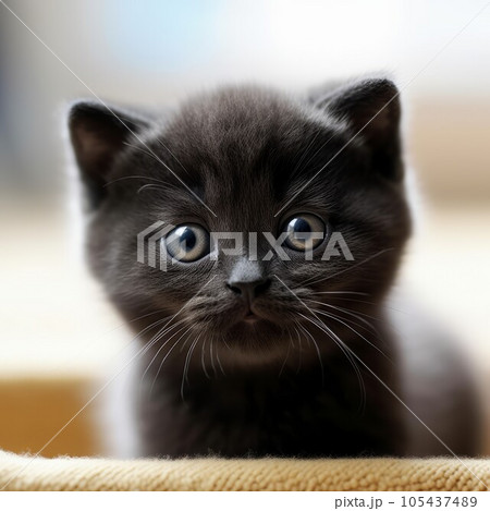 Black Exotic Kitten Mini Boat Lighthouse Stock Photo 62554726