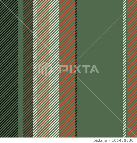 Stripes vector seamless pattern. Striped background of colorful lines. Print for interior design, fabric. 105438330