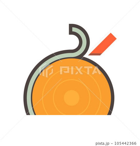 Log debarking or processing vector icon design. Log debarking or processing vector icon design. 105442366
