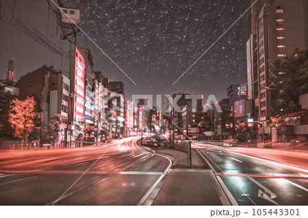 AI画像 東京の夜景イメージ AI画像 東京の夜景イメージ 105443301