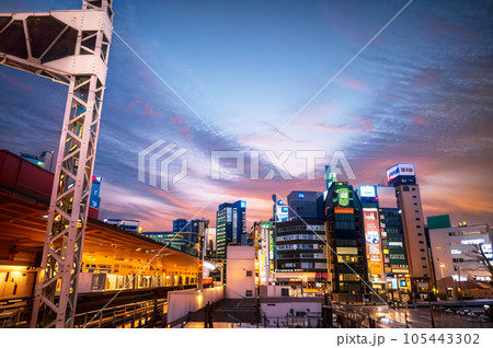 AI画像　東京の夜景イメージ 105443302