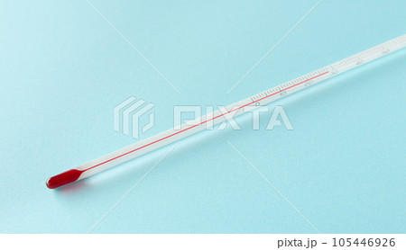 液体温度計　棒温度計　料理用温度計　ガラス棒状温度計 105446926