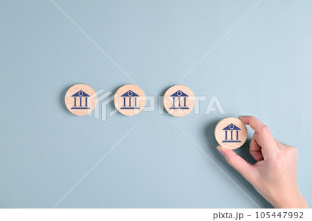 Money savings goal and planing for future, Interest rate increases, Profit from deposit money, Successful business investment, Transaction and banking, Online banking and digital money 105447992