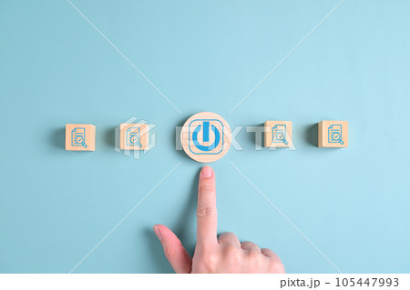 Successful business project, Documentation management, Business goal and achievement plan, PDCA concept or plan do check action business management, Strategy vision planning, Process strategy vision 105447993