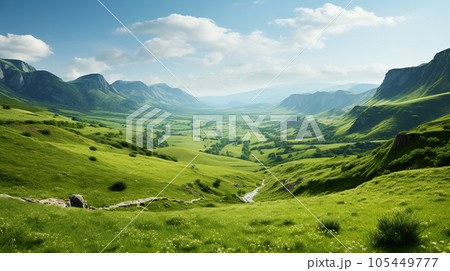 幻想的な風景　AI画像 105449777