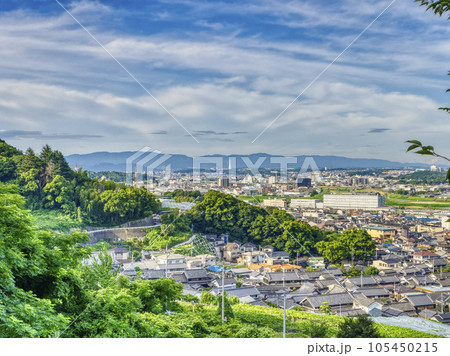 【HDR】山の上から眺める街の風景 【HDR】山の上から眺める街の風景 105450215