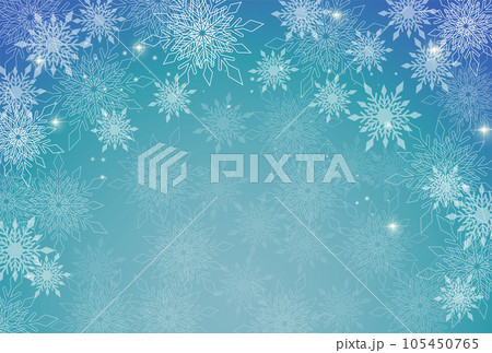雪　クリスマス　冬　空　背景 105450765