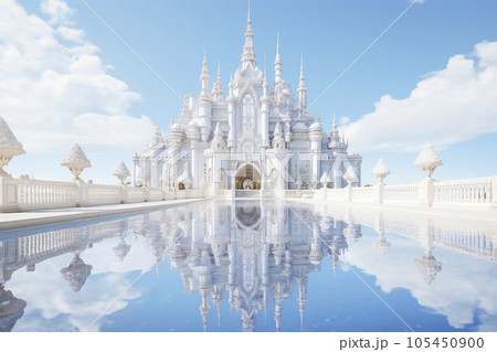 天空の城のイラスト素材 [105450900] - PIXTA