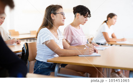 Group of students of different ages in advanced training courses Group of students of different ages in advanced training courses 105451065