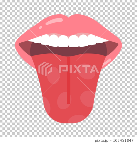 mottled tongue mottled tongue 105451847