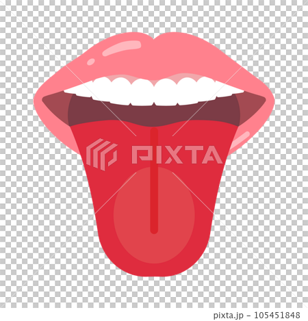 red tongue 105451848