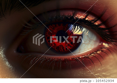 瞳に紋様 105452934