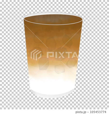 Iced coffee lattte 105453774