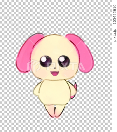 【気をつけポーズ】ぬいぐるみみたいなふわふわアニマルイラスト【イヌ】 【気をつけポーズ】ぬいぐるみみたいなふわふわアニマルイラスト【イヌ】 105455610