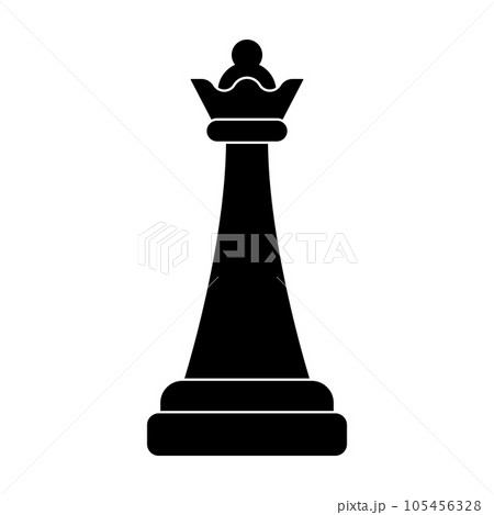 chess icon, queen vector chess icon, queen vector 105456328