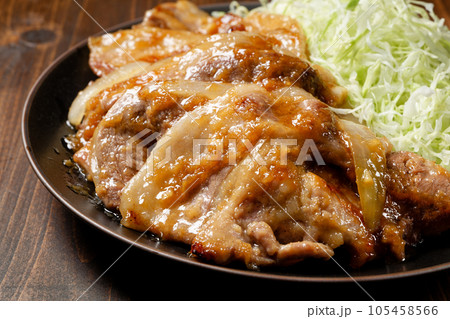 豚肉の生姜焼き 105458566
