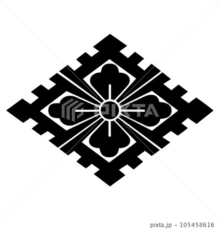 大内氏の家紋 大内菱 大内氏の家紋 大内菱 105458616
