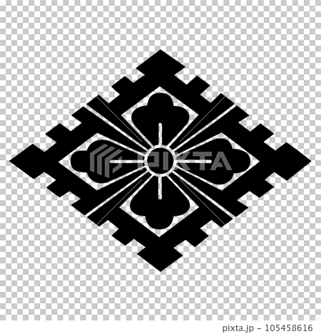 大内氏の家紋 大内菱 大内氏の家紋 大内菱 105458616