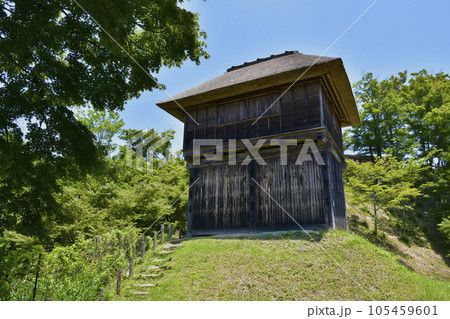 愛知県豊田市　城跡公園足助城　西物見台 105459601