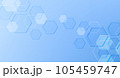 Vector Abstract science Background. Hexagon geometric shapes overlay and create texture 105459747