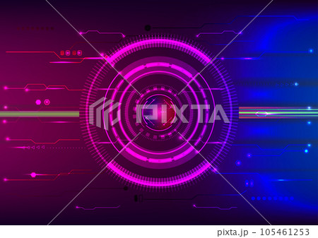 Futuristic engineering control networking online technology abstract background vector illustration 105461253