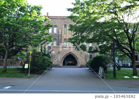 北海道大学総合博物館正面 札幌キャンパス 105463892