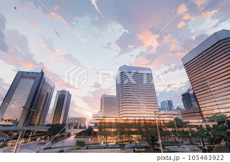AI画像 幕張副都心 AI画像 幕張副都心 105463922
