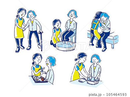 介護 生活支援 福祉 高齢者 サポート 介護士 セット 介護 生活支援 福祉 高齢者 サポート 介護士 セット 105464593