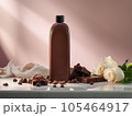 chocolate shampoo for hair treatment.  105464917