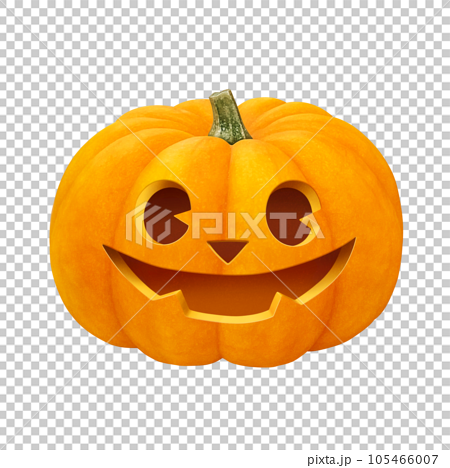 ハロウィンのかぼちゃ イラスト リアル 105466007