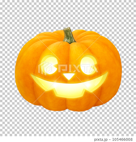萬聖節南瓜插畫真實 105466008