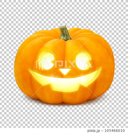 ハロウィンのかぼちゃ イラスト リアル 105466010