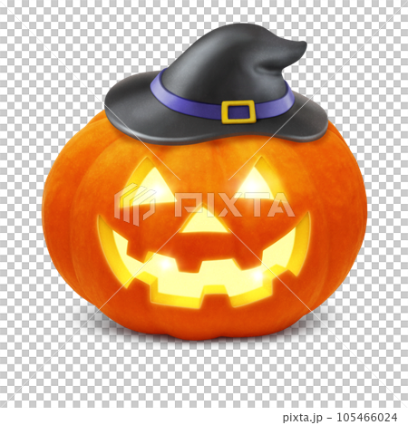 Halloween pumpkin illustration real Halloween pumpkin illustration real 105466024