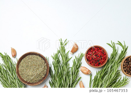 Seasoning and spices, rosemary, concept of seasoning 105467353